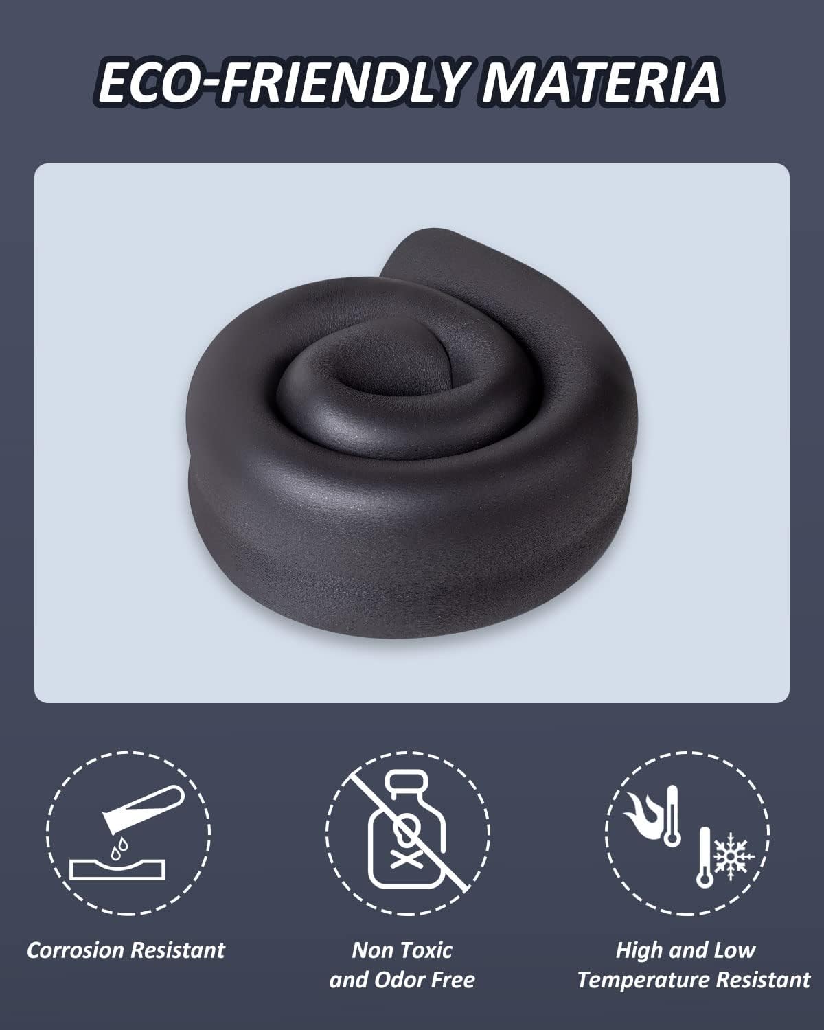 10-Year Service Life EPDM Rubber Insulation Pipe for Thermal Insulation in HVAC System