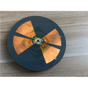 TLX-8 double sided PCB bulit on 10mil substrates with plating ENIG Finish for