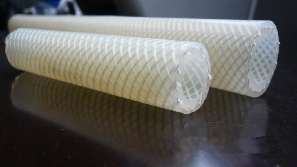 Pure Braided Silicone Tubing Anti Shedding ID Range 2-100mm For Bread Machine
