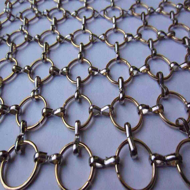 Anping Decorative Metal Ring Mesh