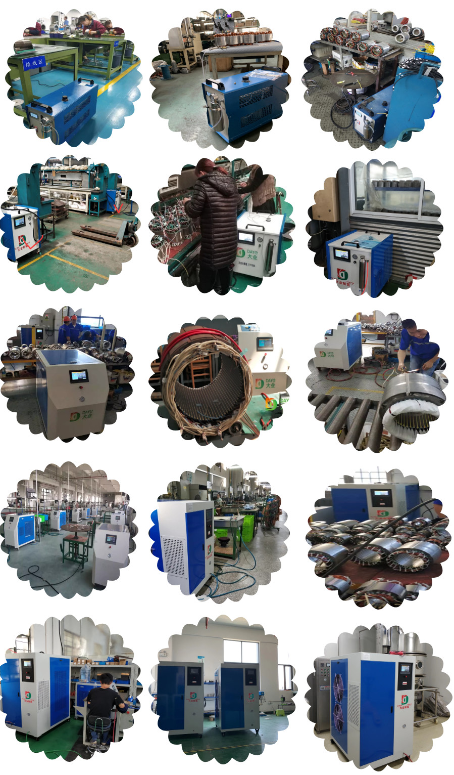 Blue Color Customized Oxyhydrogen Welding Machine For Diamond Segment