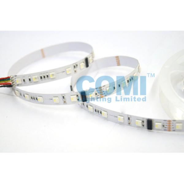 Quality 24V RGB or RGBW DMX Addressable Digital LED Strip Lights DMX512 Signal Input Directly for sale