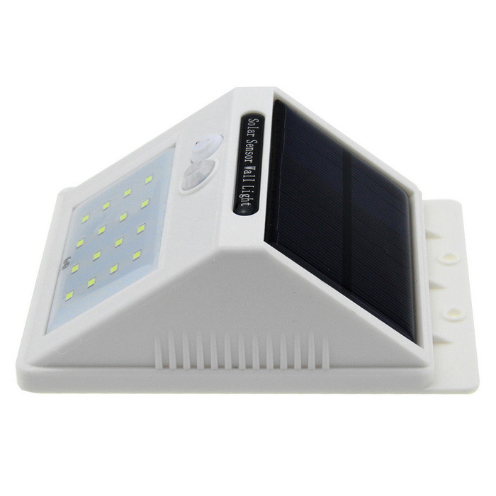 KooSion LED Solar PIR Sensor Outdoor Garden Security Wall Lamp
