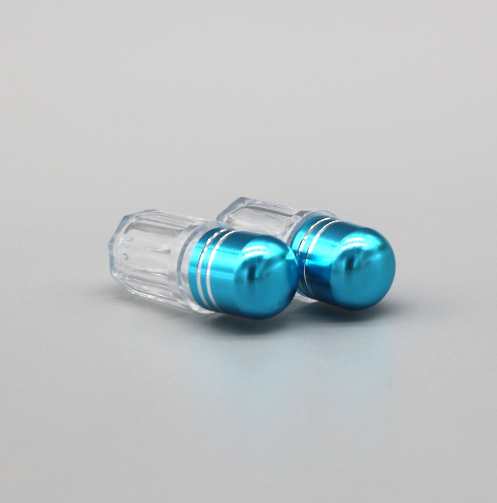 Plastic Blister Single Pill Container 3ml ISO9001 Metal Cap