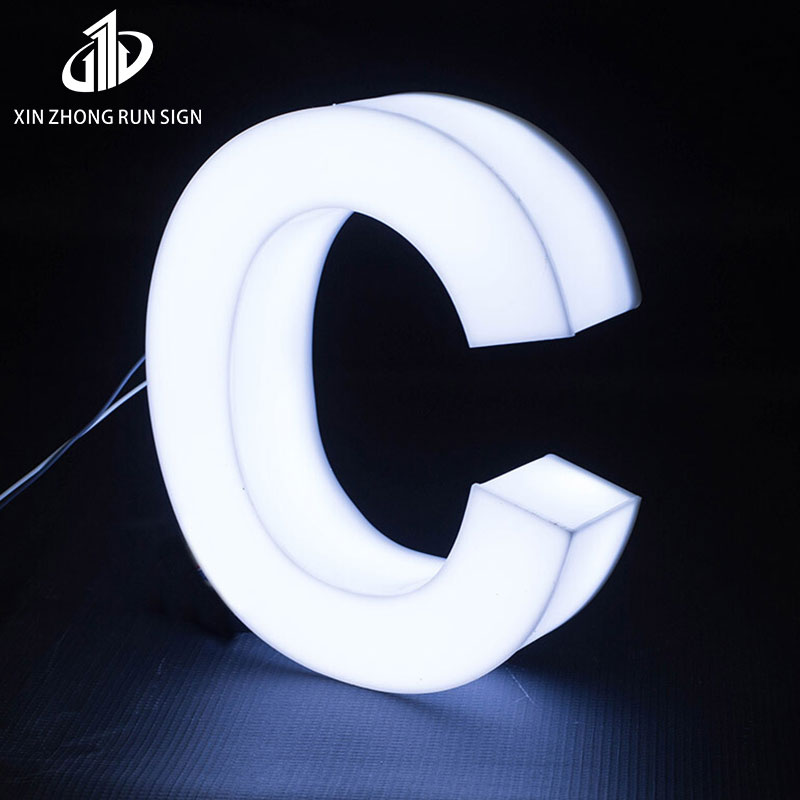 Popular Indoor Sign LED Acrylic Sign LED Acrylic Alphabet Stainless Steel Alphabet Lighting Letter Sign