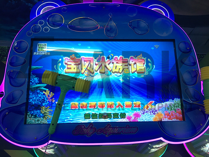 Kids Hitting Redemption Prize Machine Games , Baby Aquarium Hammer Simulator