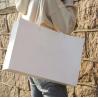 Buy cheap Reusable Plain White Paper Bags , Custom Made Paper Bags Smooth Soft Edge from wholesalers