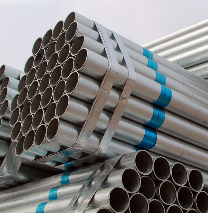 Hot Rolled Galvanized Round Pipe 6mm - 76mm Tube Diameter High Strength