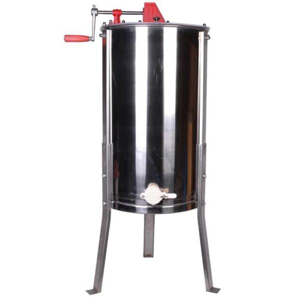 Quality Wholesale High Quality 4 Frame Manual Stainless Steel Honey Extractor For Beekeeping for sale