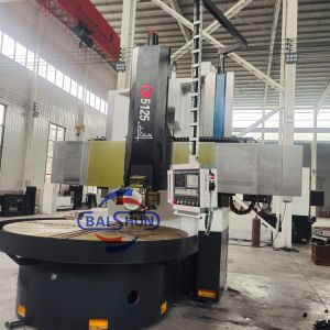 Fanuc Control CK5125 VTL Vertical Lathe Machine For Metal Workpiece Turning
