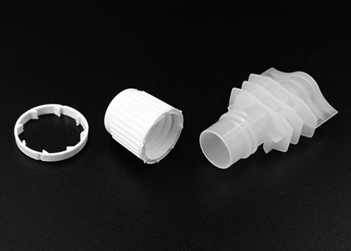 Pilfer - Proof Plastic 9.6mm Liquid Doypack Spout And Cap