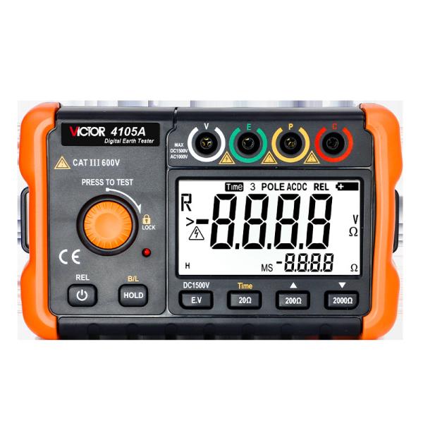 VICTOR 4105A Groundin Resistance tester digital earth tester Insulation