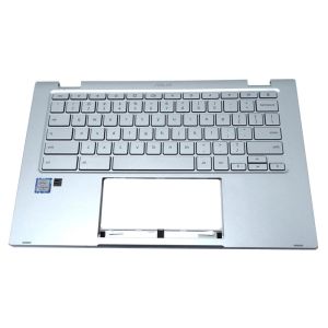  90NX02G1-R31US0 Asus Chromebook 14 C433TA/Flip C433 Palmrest With Keyboard Upper Case Silver Manufactures