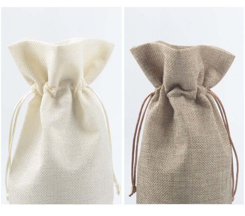 Luxury Cotton Water Glass Cooler Wine Bottle Sleeve