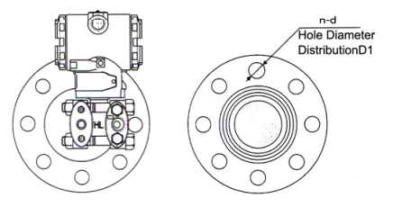 Single Flange Capacitance Level Transmitter DP Level Transmitter 0.5% Or 0.075% Accuracy