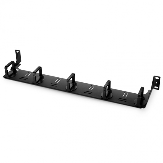 19 Inch 1U Plastic Rings Network Cable Organizer for Networking System Customizable