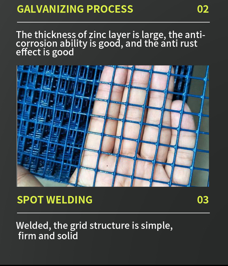 PVC Coated Welded Wire Mesh PVC Galvanized Welded Fencing Net Iron Wire Mesh For Outdoor Fence Pet Cage