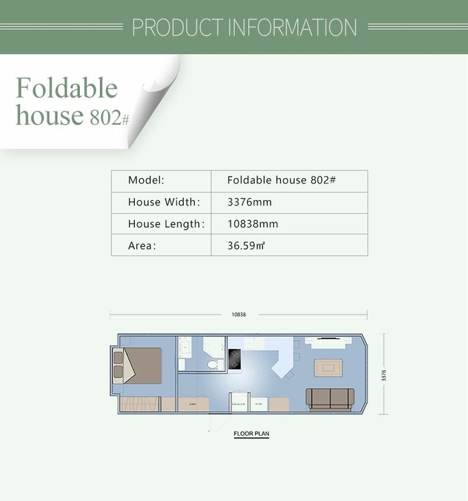 Light Steel Frame Deign Environmentally Friendly Prefab Mobile Homes Quick Assemble