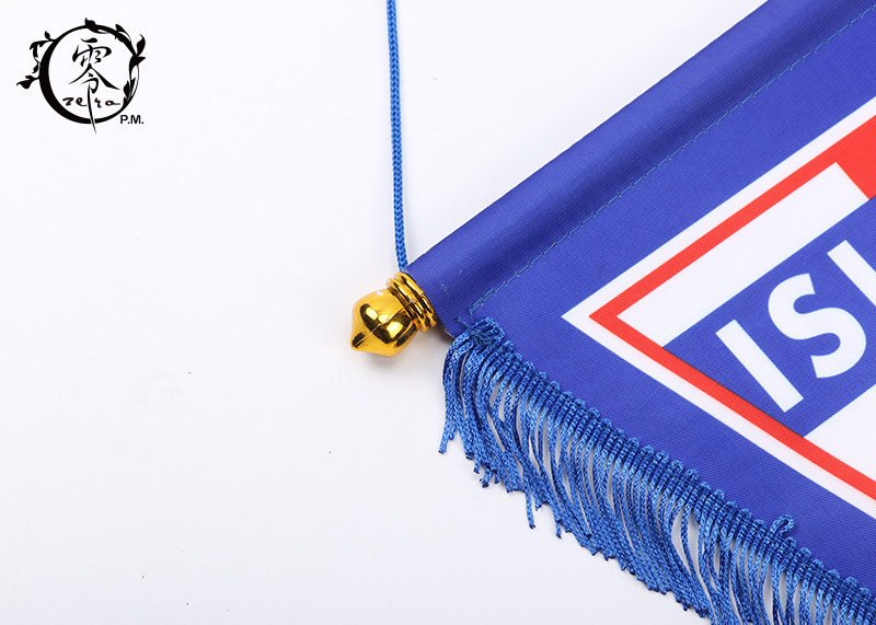 World Cup Iceland Polyester Multicultural Flag Banners , Sublimation Printed Team National Pennant Flag