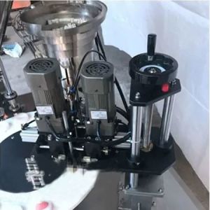 Semi Automatic Rotary Powder Filling And Capping Machine