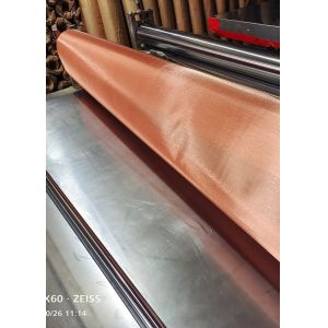 Fine 1m Mesh Copper Wire Mesh / Rf Shielding Mesh for Filtration up to 250 Mesh
