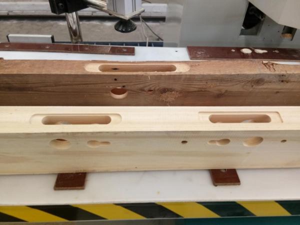 wood door lock hole making machine/wood side drilling machine/horizontal
