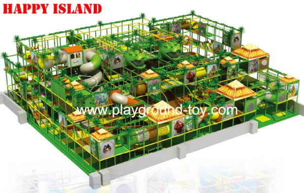 Indoor Amusement Park Equipment , Indoor Commercial Playground Equipment With