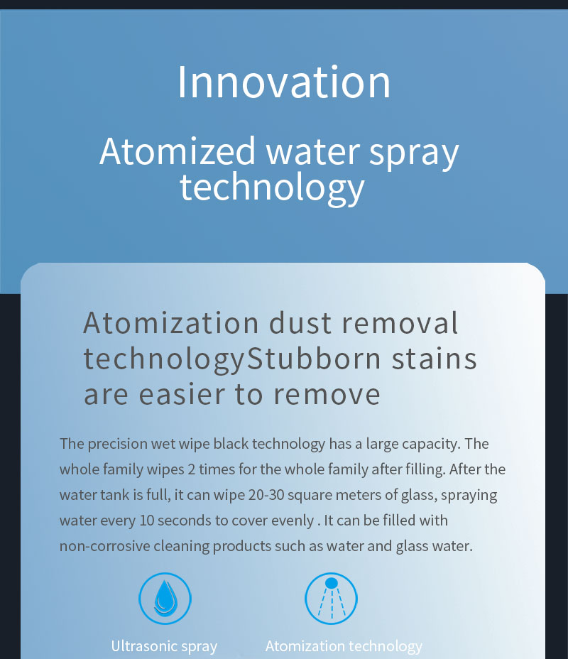 Electric Windows Cleaner Automatic Water Spraying Glass Window Cleaning Robot Top Sale
