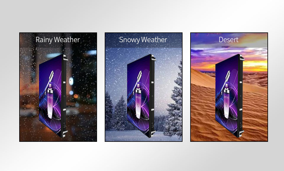 Waterproof Outdoor Advertising LED Display with Customizable P16 LED Panel Size 640*960mm