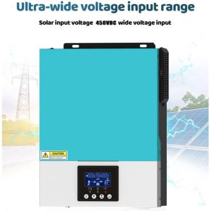 Home RV Hotel Use PV Solar Inverter 1.5KW LCD+LED Display MPPT With Battery