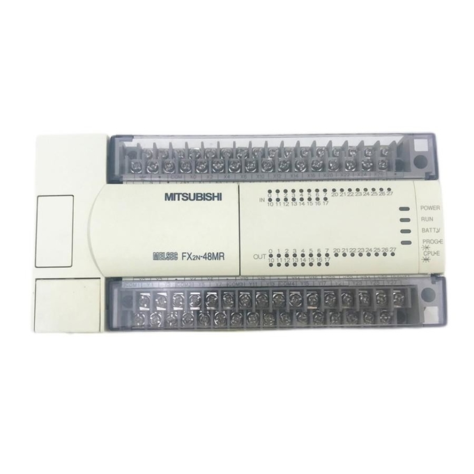 0.5A Digital Mitsubishi PLC Power Supply FX2N-48MR Programming Cable