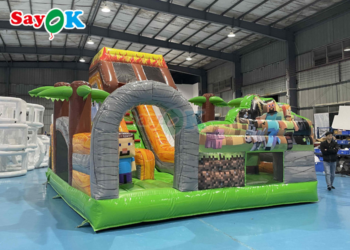 Outdoor Inflatable Slide 21.3FT Inflatable Bouncy Castle Slide Kids Slide Bouncer House For Indoor