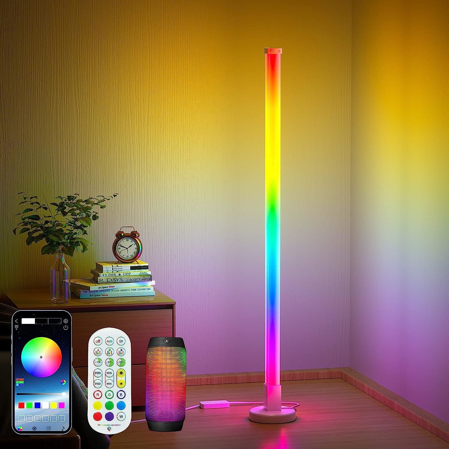 Smart RGBIC Voice Controlled Floor Rhythm Recognition Light with Multiple Options Manufactures