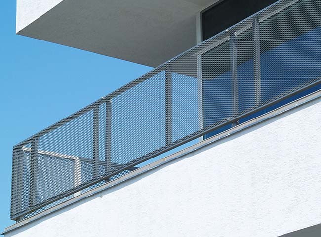 Expanded Metal Balustrade and Railing Infill Panels Safety , Robust And Durable