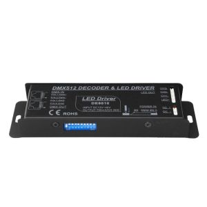 Constant Current 700mA LED RGB DMX Controller , RJ45 Socket DMX512 LED