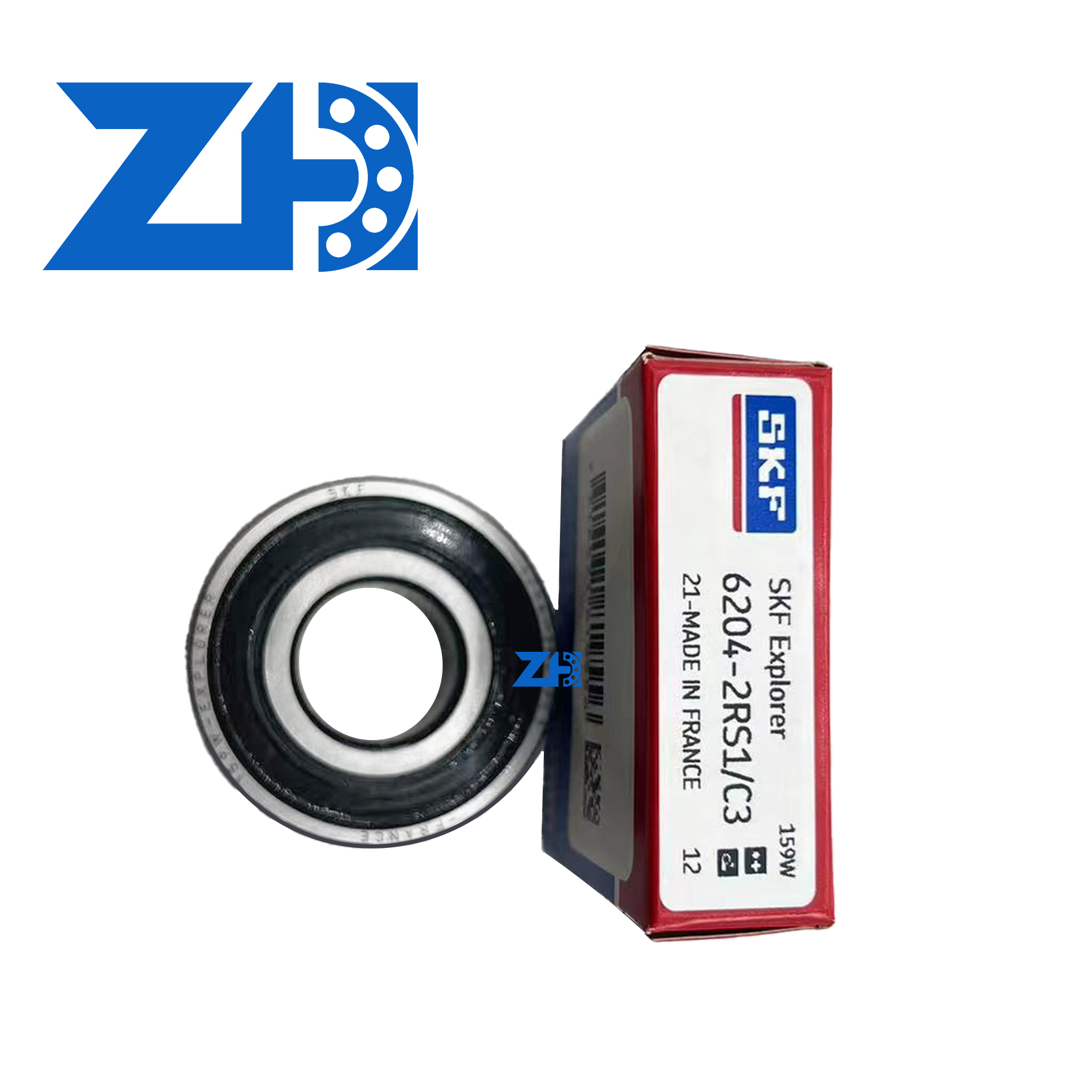 Premium Automotive Gearbox Bearing 6204-2RS1-C3 Deep Groove Ball Bearing Smooth Durable