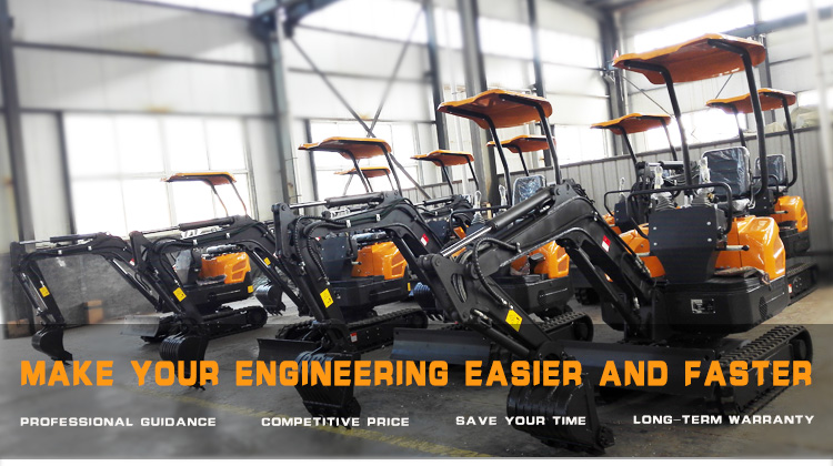 1.8 ton Mini Hydraulic Crawler Excavator With 0.045cbm Bucket