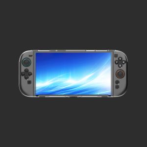 Diamond Pattern Design Split TPU Joy-Con Middle Frame Protective Case Kit for