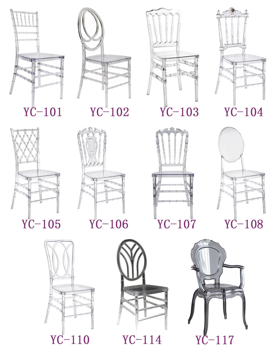 Hot Sale Crtstal Wedding Chairs for Banquet and Party (YC-101)