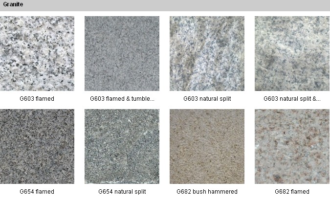 G666 red paving stone tiles