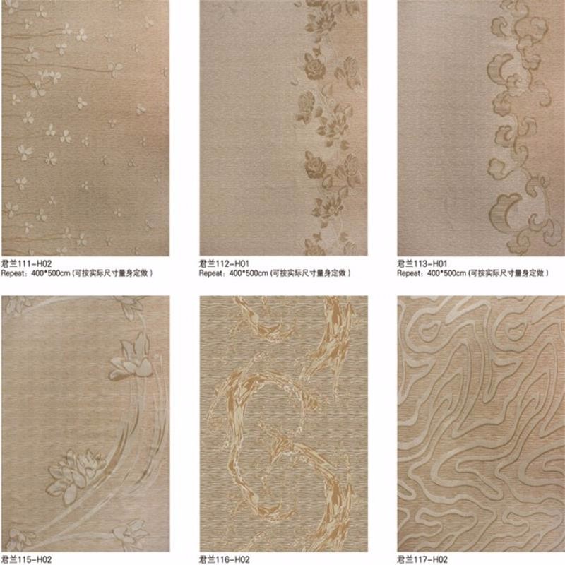 Brown emboss of tree 3D pattern PP material carpet for studio