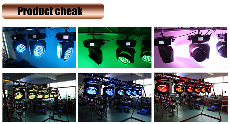 350W 12CH Channels Led Moving Head Wash Light 108x3W For Dj Club Decoration