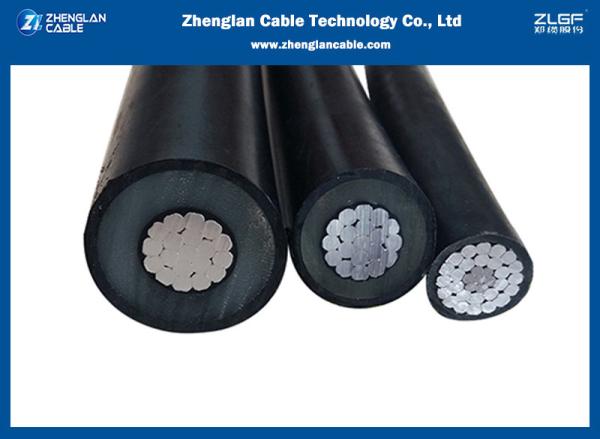 15KV SAC Overhead Electric Cables Aluminum Conductor XLPE Insulated Track