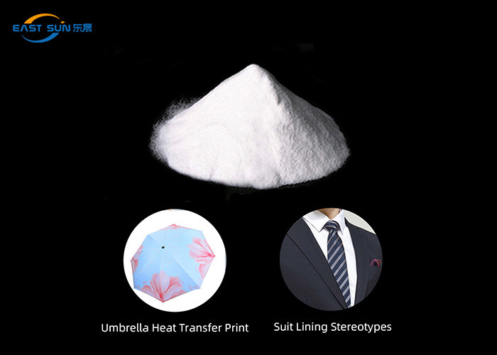Copolymer PES Heat Transfer Powder Glue For Fabric Printing