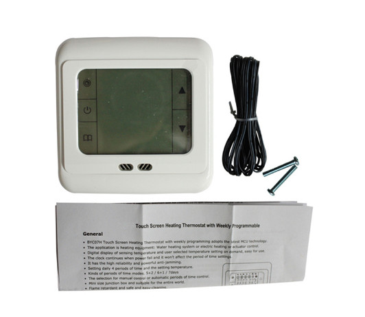 LCD Touch Screen Thermostat for Boiler Heating System