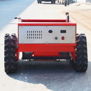 Cheap Crawler Lawn Mower with Remote | Gasoline Engine | Mowing Machine for