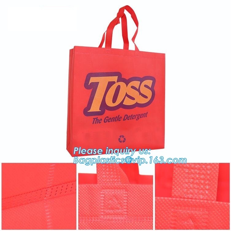 Wholesale factory custom fashion laminated non woven bag, Shopping printing fabric insulated foldable bag, custom pp non