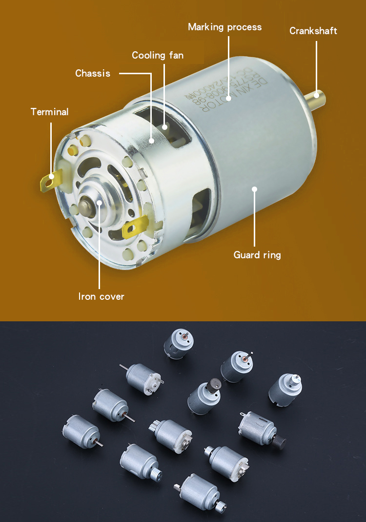 3000rpm Brushless Planetary Gear Motor Double Ball Bearing 24v 12v