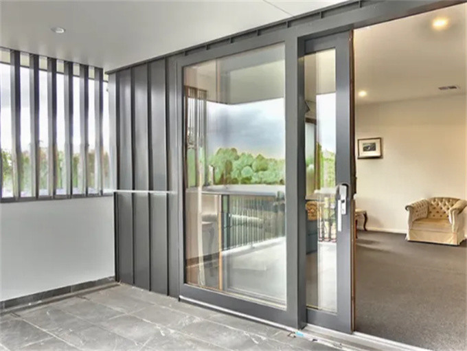 USA Standards Aluminum Exterior Glass Lift Sliding Doors With Material For Patio