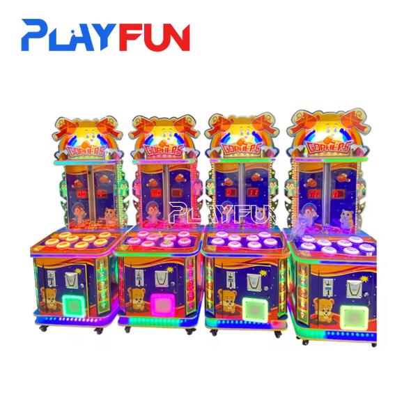 PlayFun Kids Coin Operated Redemption Arcade Game Small Hammer Hitting Beating